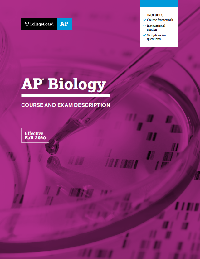 AP生物教材下载《AP Biology Course and Exam Description》
