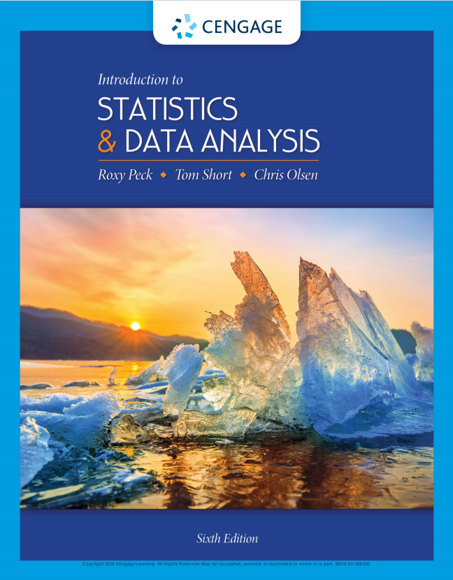 AP统计学教材下载《Introduction to Statistics and Data Analysis Sixth Edition》