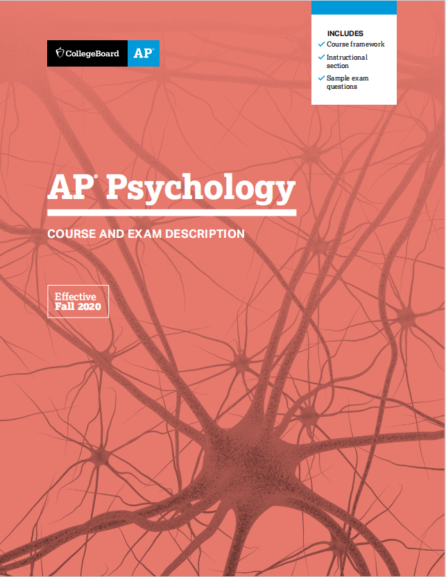 AP心理学教材下载《AP Psychology Course and Exam Description (CED)》