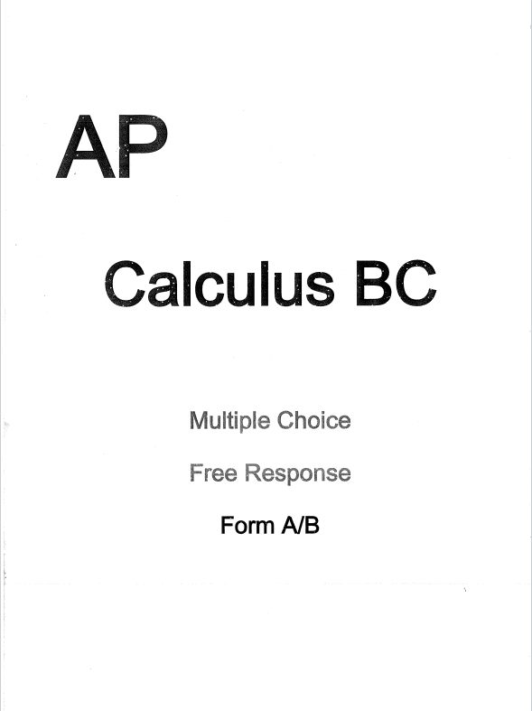AP微积分教材下载《AP Calculus BC》