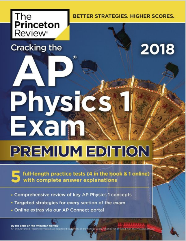 AP物理教材下载《Cracking the AP Physics 1 Exam, Premium Edition》