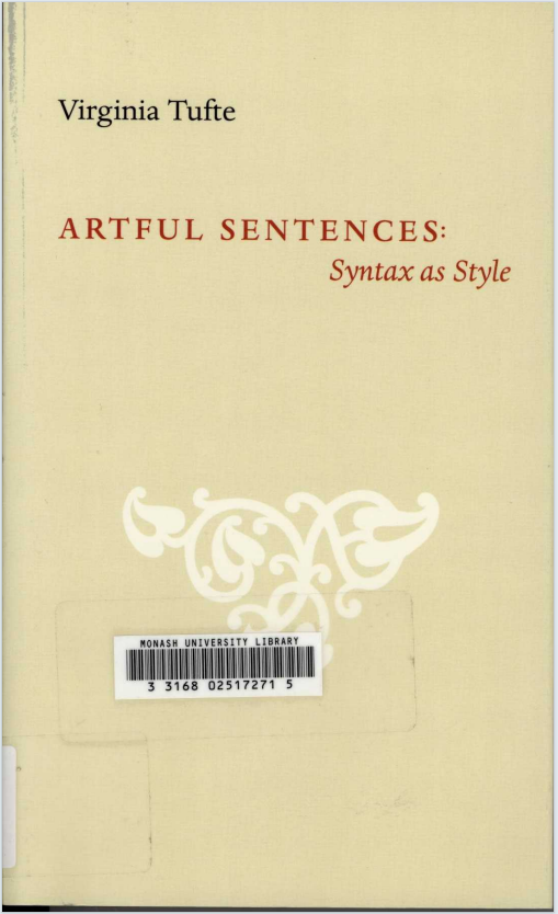 AP写作教材下载《Artful Sentences: Syntax as Style》