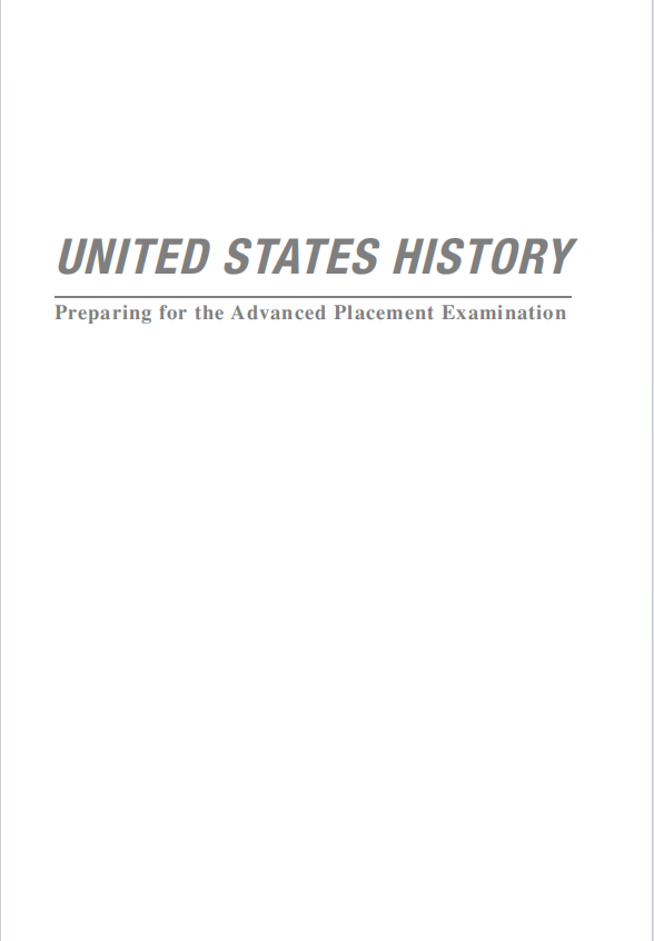 AP美国历史教材下载《United States History: Preparing for the Advanced Placement Examination》