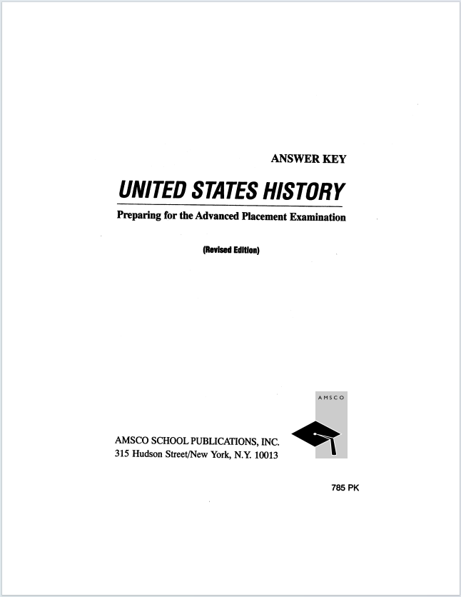 AP美国历史教材下载《United States History: Preparing for the Advanced Placement Examination》