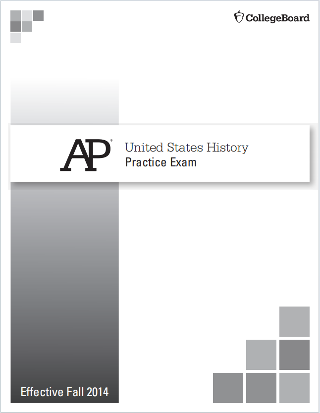 AP美国历史真题下载《AP United States History Practice Exam, Effective Fall 2014》