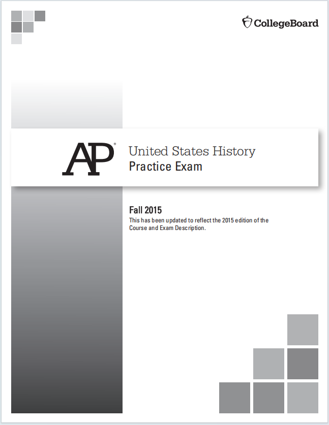 AP美国历史真题下载《AP United States History Practice Exam, Fall 2015》