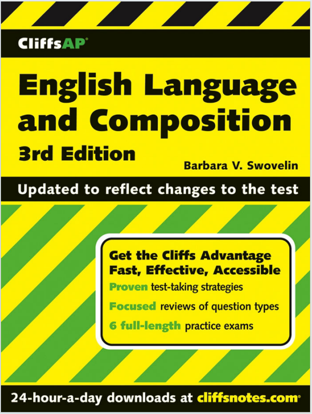 AP英语语言与写作教材下载《CliffsAP English Language and Composition, 3rd Edition》