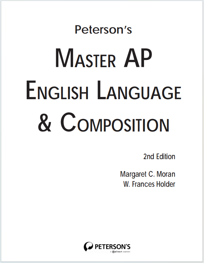 AP英语语言与写作教材下载《Peterson’s Master AP English Language & Composition, 2nd Edition》