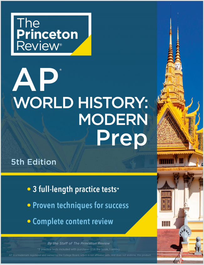 AP世界历史教材下载《The Princeton Review AP World History Modern Prep 5th Edition》