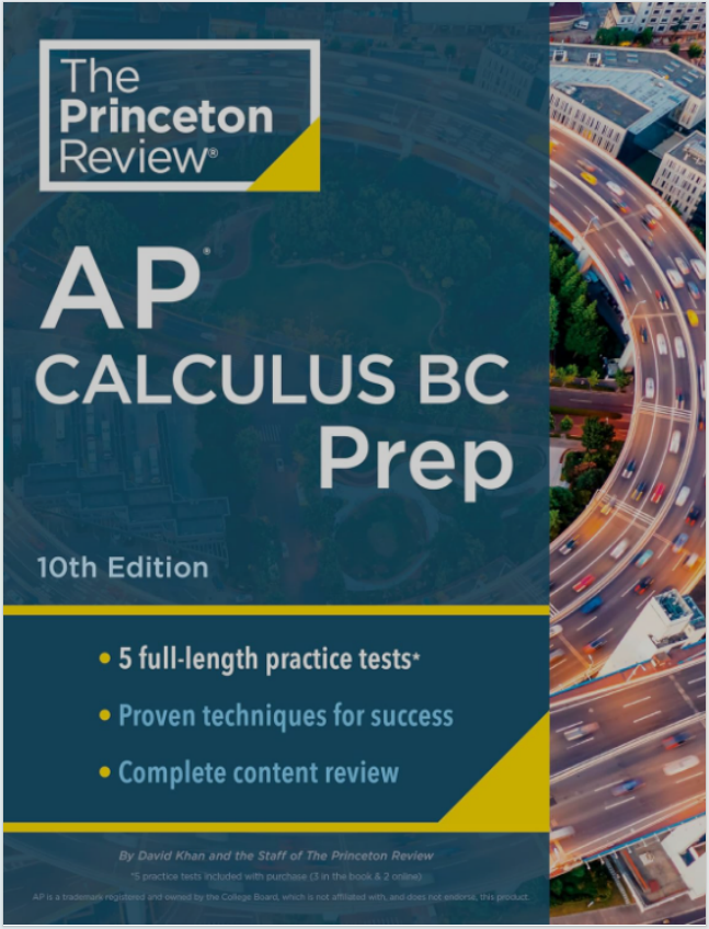 AP微积分BC教材下载《The Princeton Review AP Calculus BC Prep 10th Edition》
