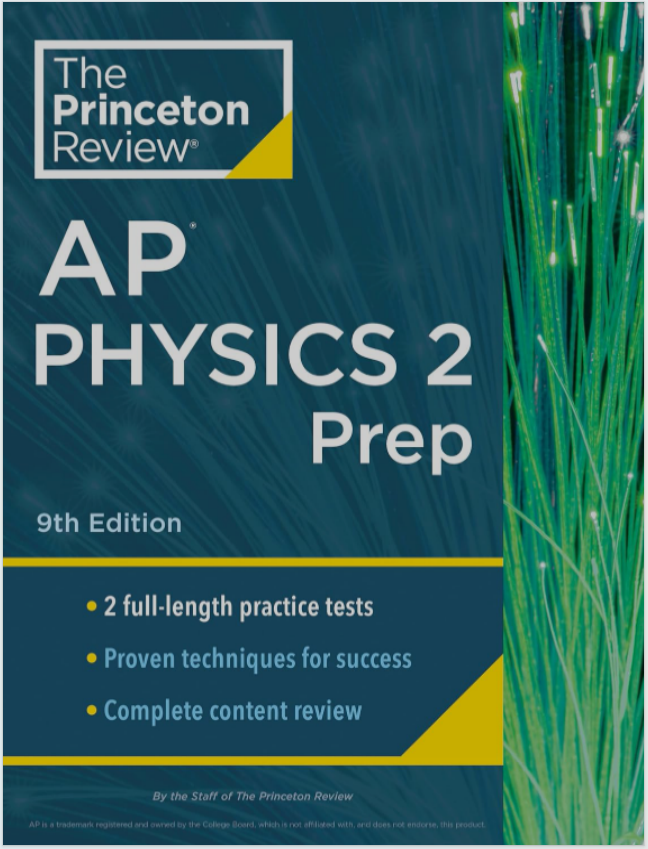 AP物理2教材下载《The Princeton Review AP Physics 2 Prep 9th Edition》