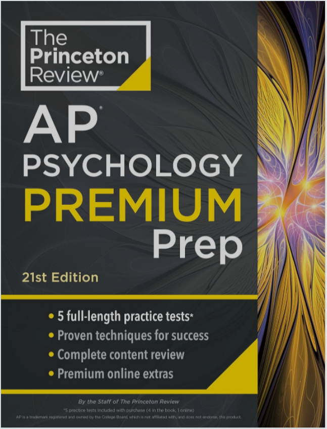 AP心理学教材下载《The Princeton Review AP Psychology Premium Prep 21st Edition》