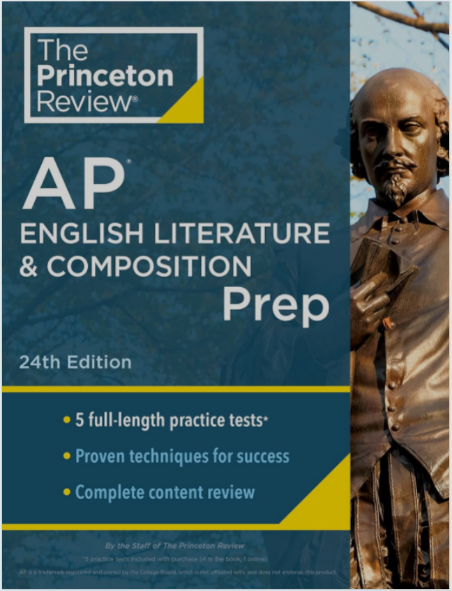 AP英语文学与写作教材下载《The Princeton Review AP English Literature & Composition Prep 24th Edition》