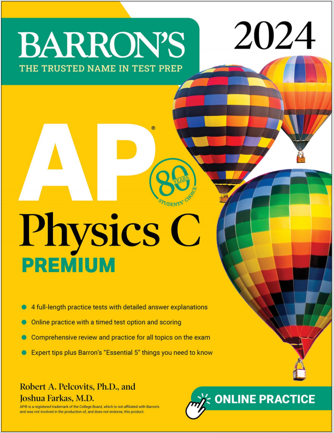 AP物理C教材下载《AP Physics C Premium 2024》
