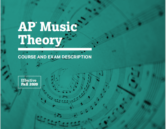 AP音乐理论教材下载《AP Music Theory Course and Exam Description Effective Fall 2020》