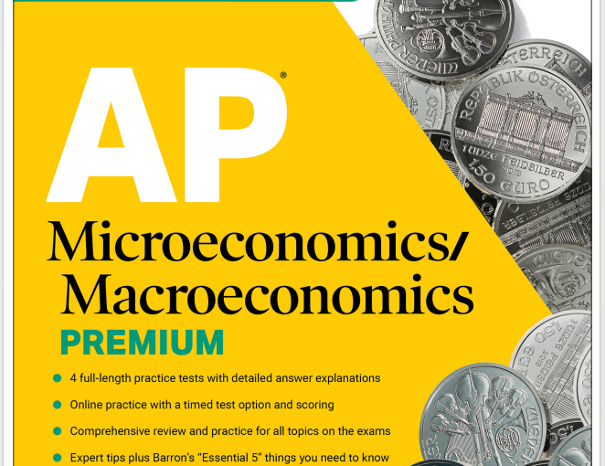 AP经济学教材2025巴郎版下载《Barron's AP Microeconomics/Macroeconomics Premium 2025》